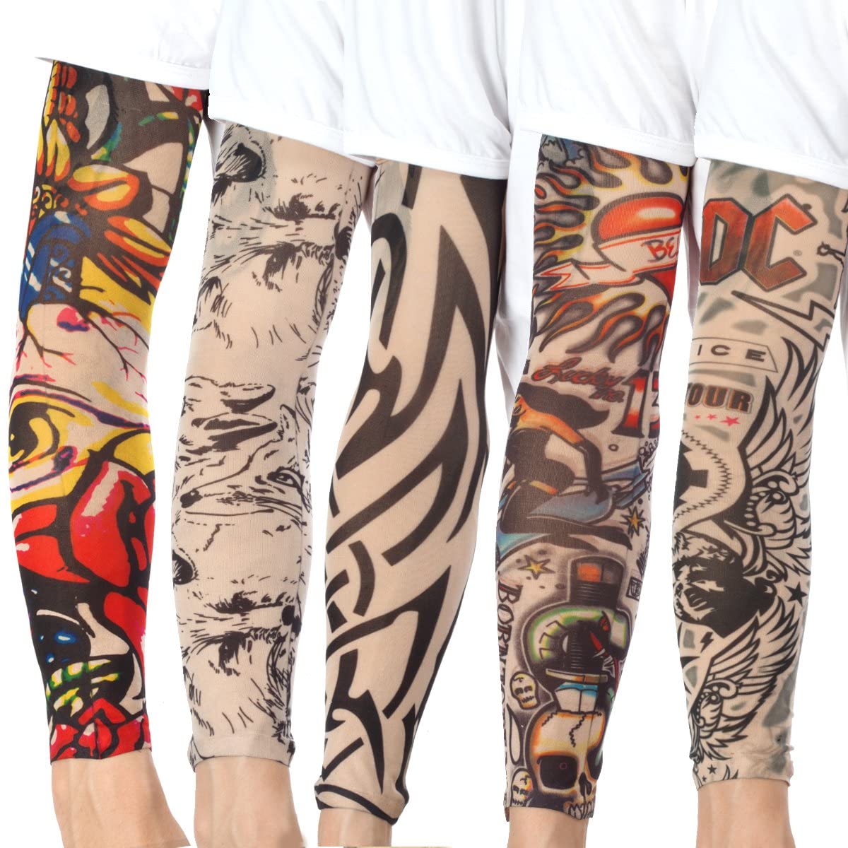 Temporary Tattoo Arm Sunscreen Sleeves SINGLE - Image 3