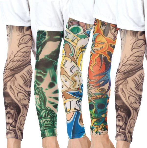 Temporary Tattoo Arm Sunscreen Sleeves SINGLE - Image 4