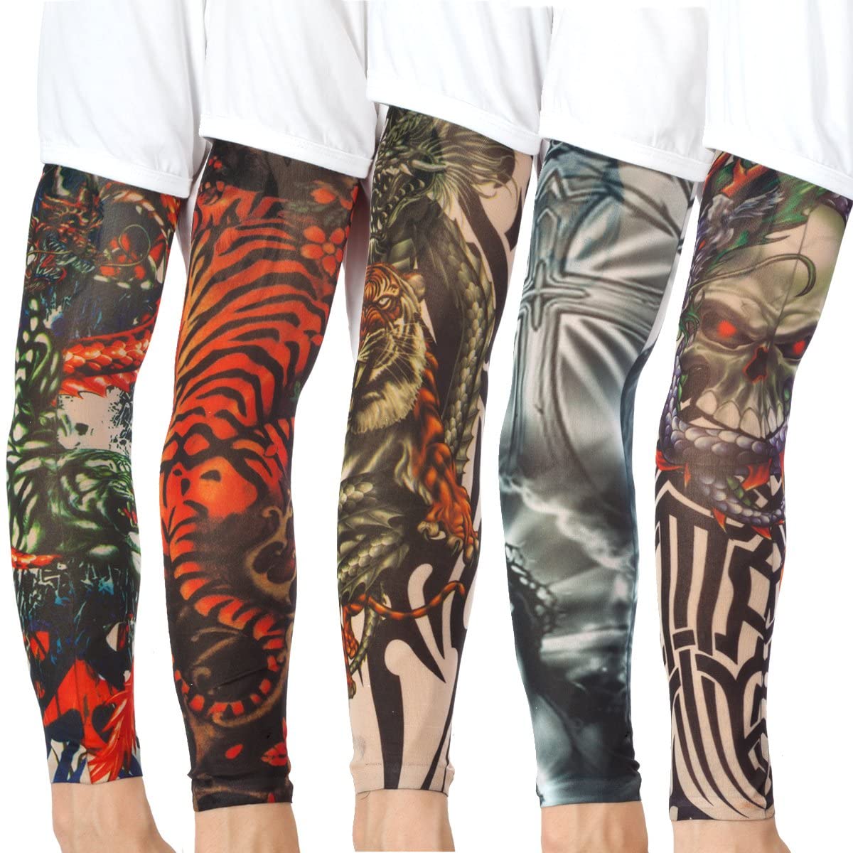 Temporary Tattoo Arm Sunscreen Sleeves SINGLE - Image 6