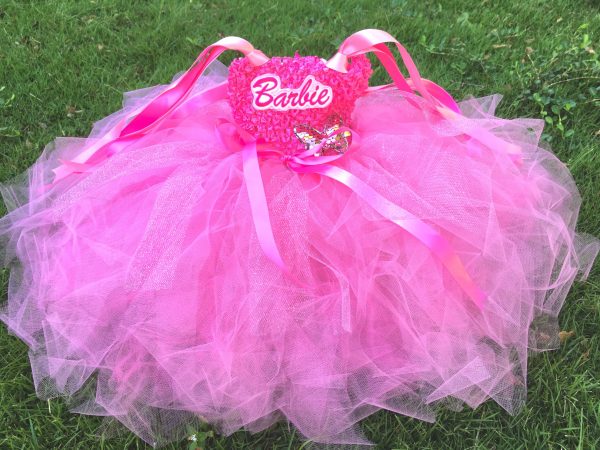 CUSTOM MADE Toddler tutu dress –  Toddler Pink Barbie Princess SIZE: 2YRS