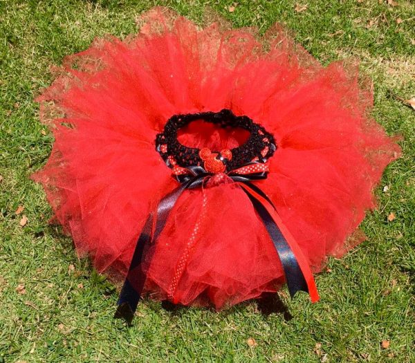 CUSTOM MADE Toddler tutu – Red Sparkle tutu