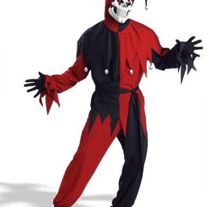 HALLOWEEN - Vile Jester Adult Costume - SIZE PLUS SIZE