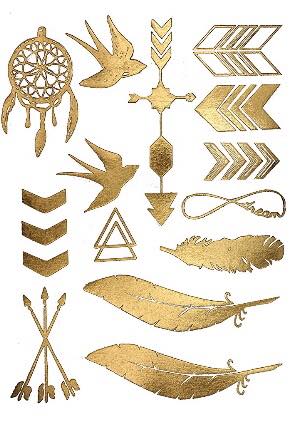 Metallic Flash Tattoo #11