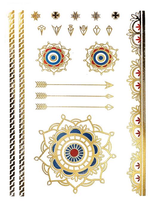 Metallic Flash Tattoo #20