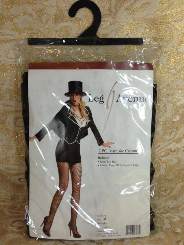 HALLOWEEN - Women's 2PC VAMPIRE COSTUME SIZE: LARGE