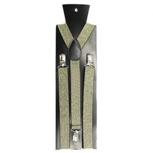 SUSPENDER - Y-Shape Clip-on 1" Suspenders - GOLD