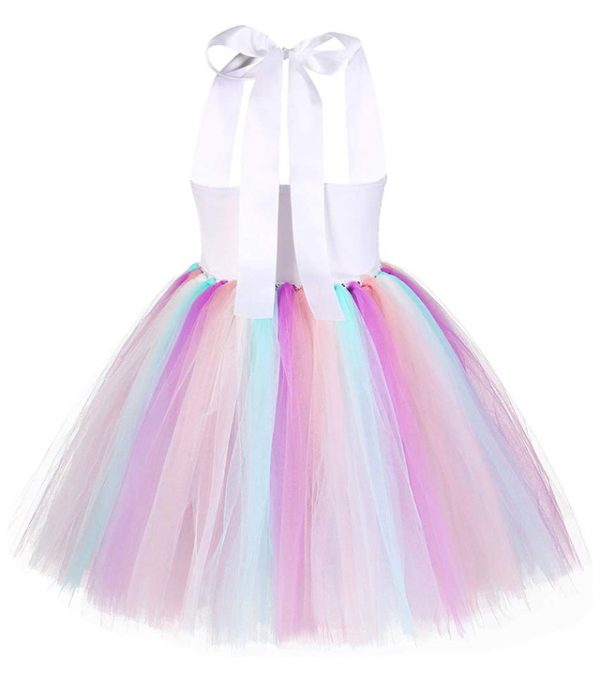 Unicorn Tutu Dress Pastel  - SIZE: SMALL - Image 4