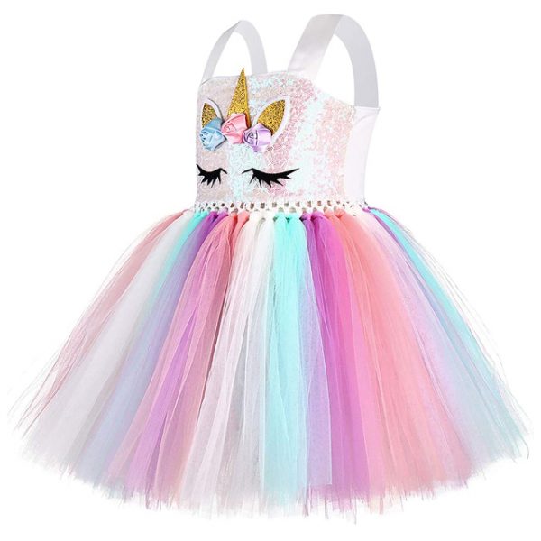 Unicorn Tutu Dress Pastel  – SIZE: SMALL
