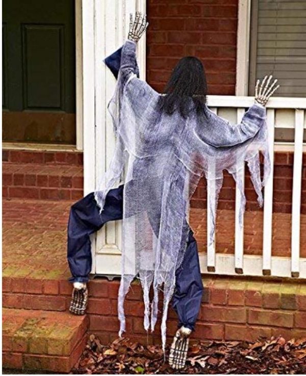 HALLOWEEN DECORATION - Life Size Climbing Zombies Halloween Prop