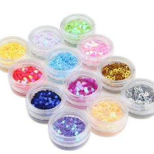 Sequin Heart Star Pattern Glitters