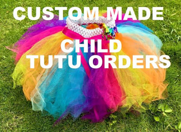 CUSTOM MADE TUTU ORDER CHILD - 4-6yrs