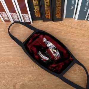 ANTI DUST Cotton Blend Black Anime Face Mask – Tokyo Ghoul Ken Kaneki 2
