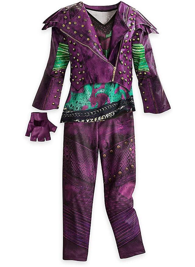 DESCENDANTS - Authentic Disney Deluxe Mal costume SIZE: CHD(13)