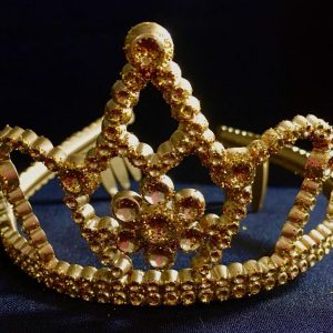 CHILD Gold plastic Princess Tiara Crown
