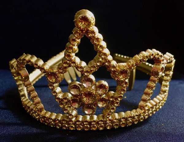 CHILD Gold plastic Princess Tiara Crown
