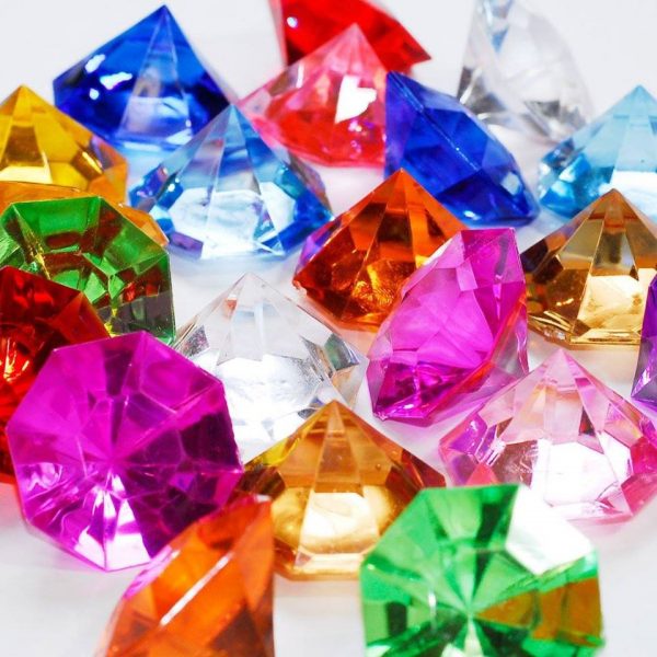 Diamond Confetti - 1" Acrylic