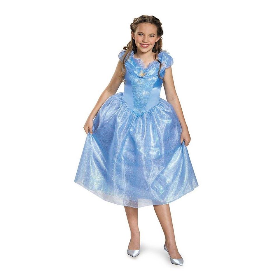 Disney Cinderella Child Costume Dress - SIZES: LARGE(10+)