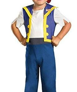 Disney Jake And The Neverland Pirates Jake Classic Costume - SIZE: TODDLER (3T-4T)