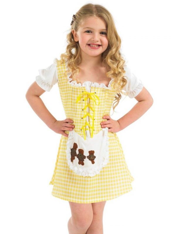 Storybook Girls Goldilocks Costume - SIZE 4-6YRS