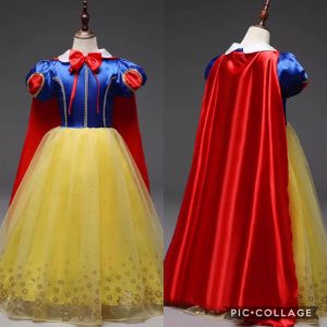 Girls Snow White Princess Dress - SIZES: 9-10 Years