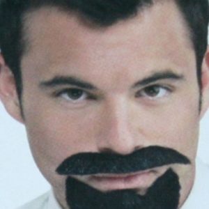 Goatee and Mustache Facial Hair Set