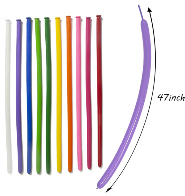 BALLOONS - 20pcs Qualatex 260Q Twisting Balloons - Image 3