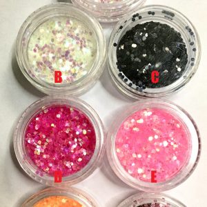 Hexagonal Shaped Glitter - SMALL