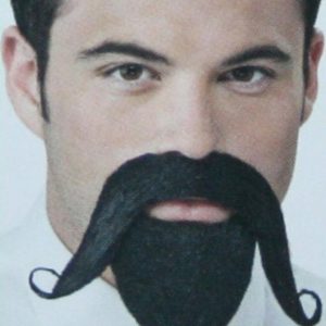 Van Dyke Beard and Handlebar Mustache