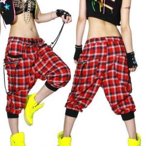 Women Hip Hop Trousers Dance Wear Pants - SIZE: ONE SIZE