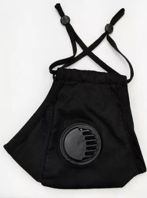 Mask Accessory - Breathing Valve for masks - BLACK - Image 2