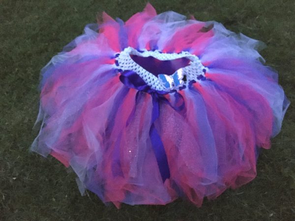 CUSTOM MADE Child tutu – Girls Soft Pink/Lilac/White Sparkle Tutu