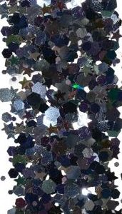 Holographic Chunky Glitter #2 - LASER BLACK 10g
