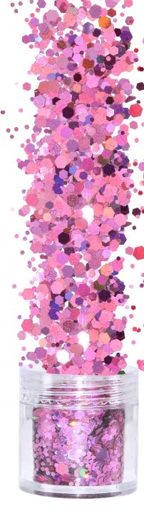 Holographic Chunky Glitter #2 - LIGHT PINK 10g