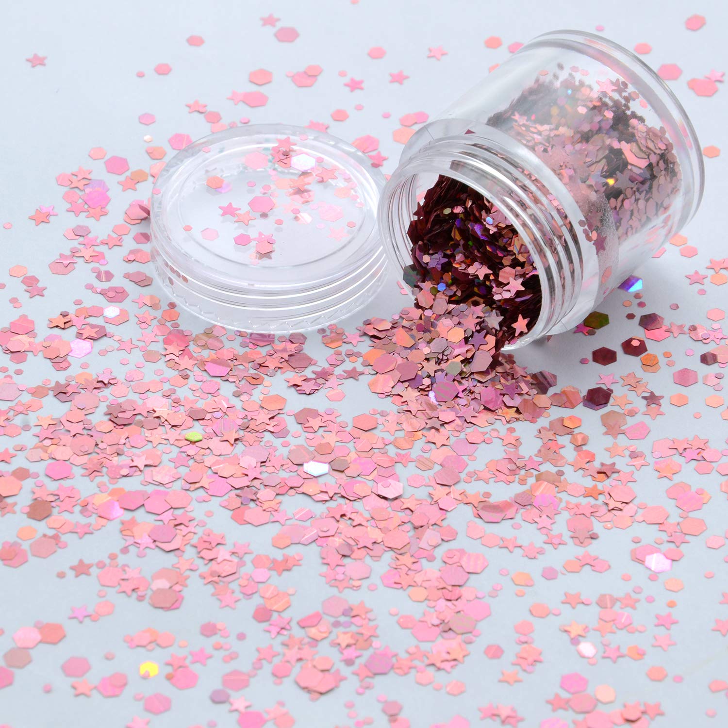 Holographic Chunky Glitter #2 - SYMPHONY PINK 10g - Image 3