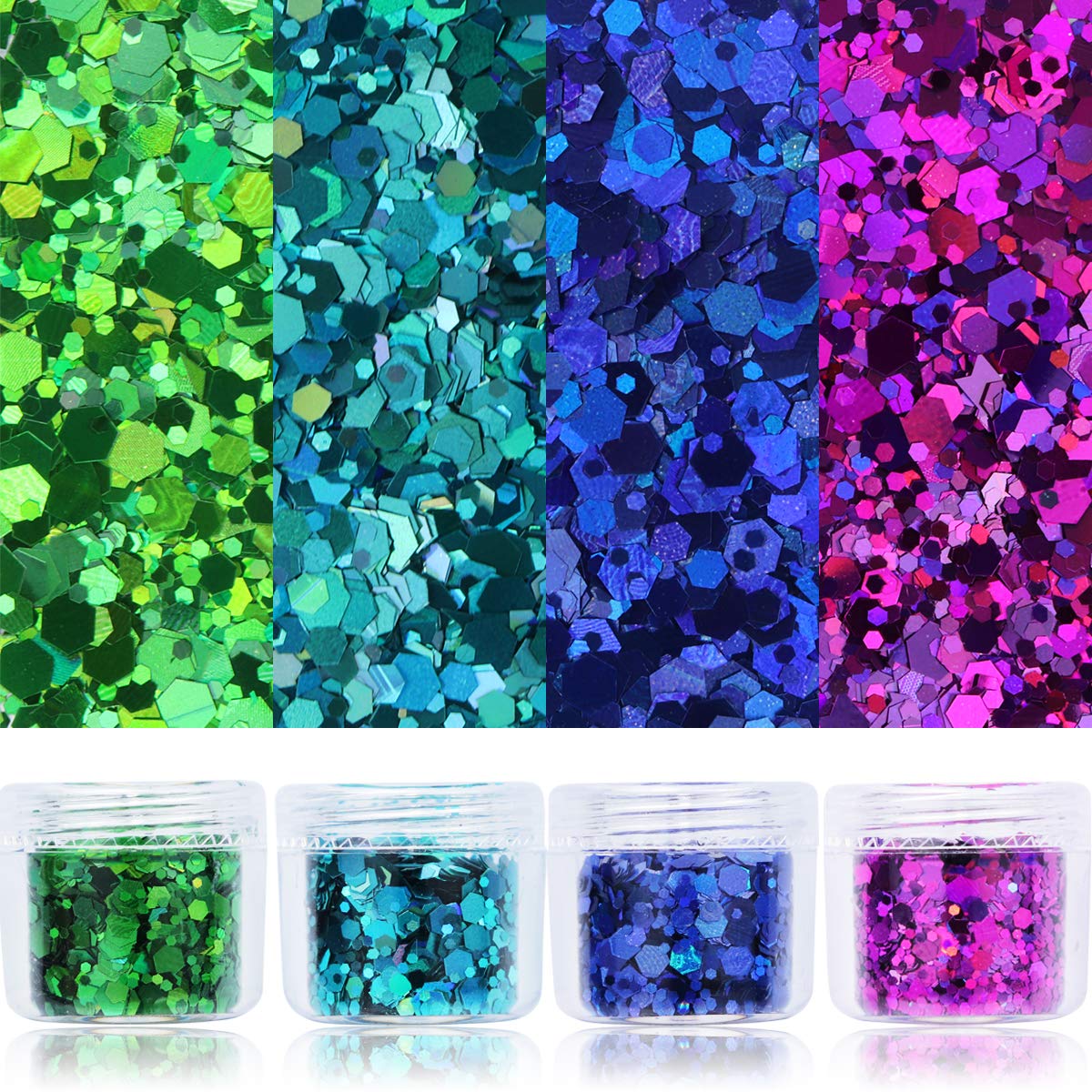 Holographic Chunky Glitter - PURPLE 10g - Image 2