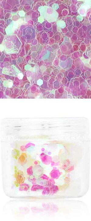 Holographic Chunky Glitter - IRIDESCENT WHITE 10g