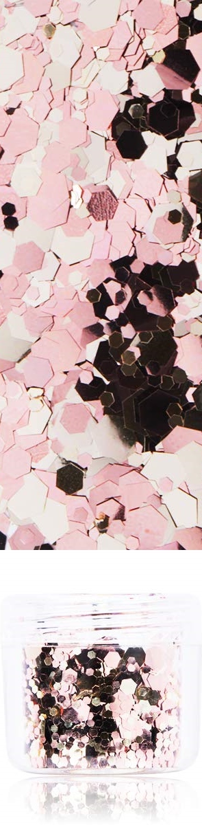 Holographic Chunky Glitter - ROSE GOLD 10g