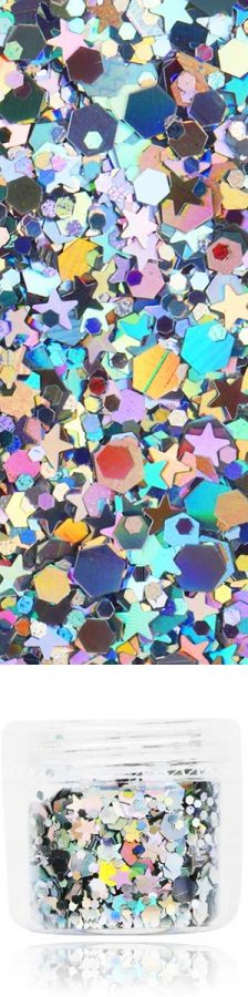 Holographic Chunky Glitter - SILVER 10g