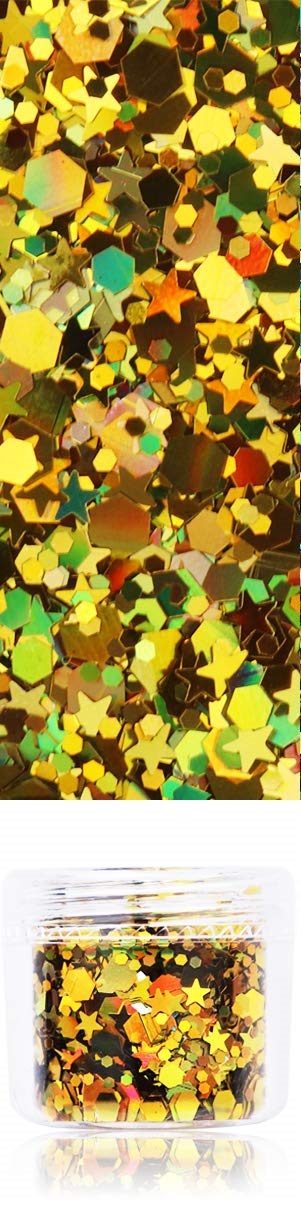 Holographic Chunky Glitter - GOLD 10g