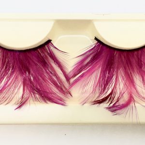 Long Feather Eyelash - MAGENTA