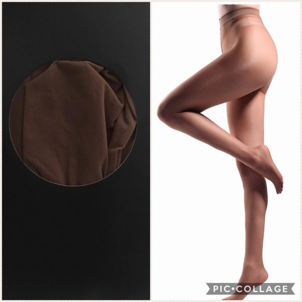 SKIN TONE TIGHTS - Women’s sheer BRONZE SILK TIGHTS