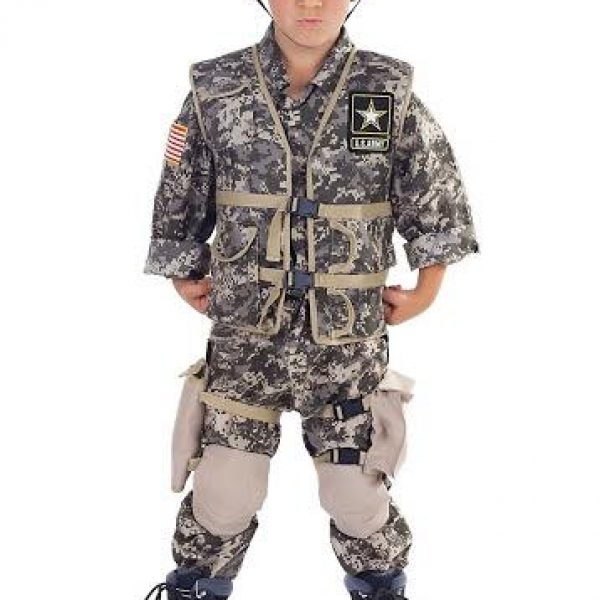 Career Day ARMY – Kids Army Ranger Boys Childs Deluxe Military Costume SIZE: MEDIUM(6-8)