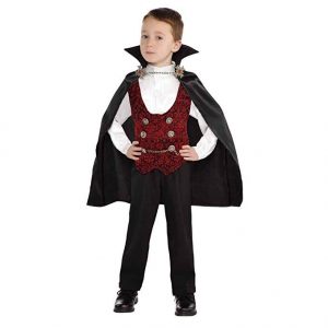 HALLOWEEN - Boys Vampire of Darkness Halloween Costume SIZE: SMALL(4-6)
