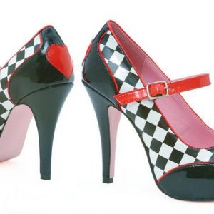 Checkered Mary Jane Pumps SIZE: 8