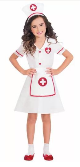 Career Day NURSE – Girls Nurse Darling Nurse Child Costume - Image 2