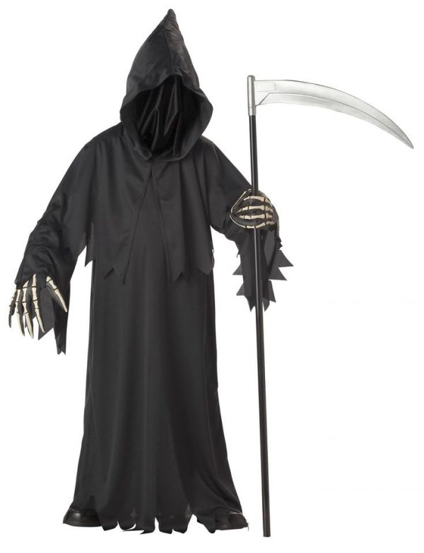 HALLOWEEN - Grim Reaper Deluxe  Costume SIZE: XLARGE(12-14)