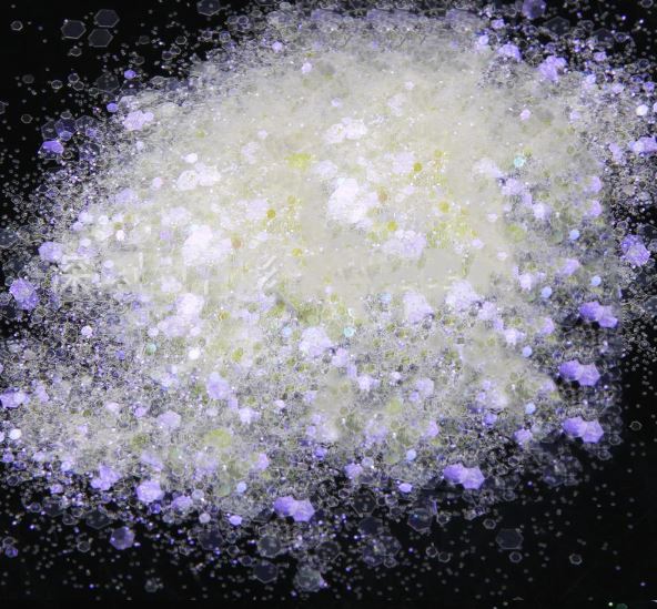 Holographic MIX Chunky Glitter - IRIDESCENT WHITE/BEIGE - Image 2