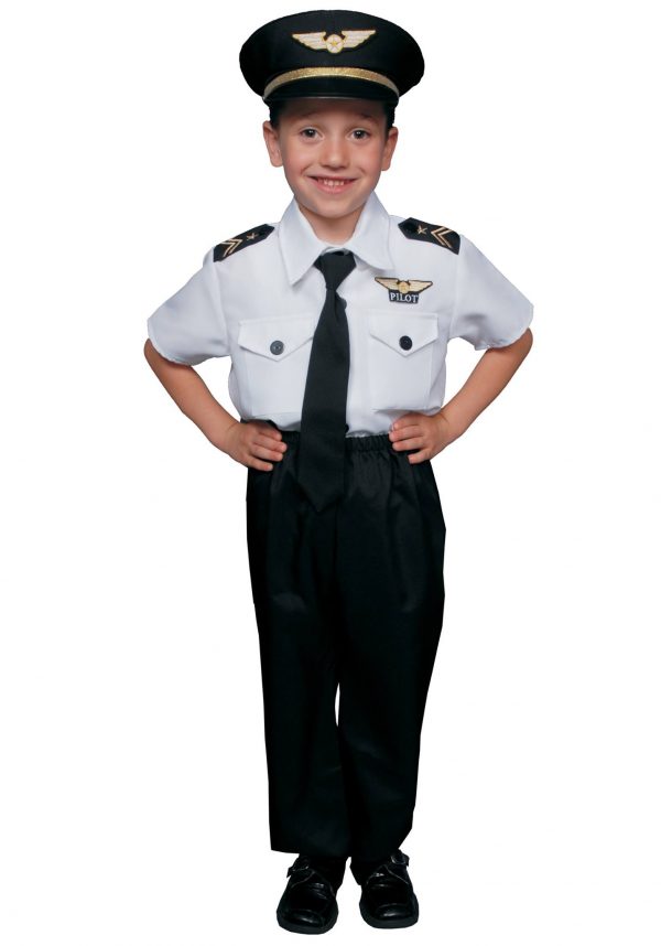 Career Day PILOT – Child Pilot KIDS COSTUME - Image 2