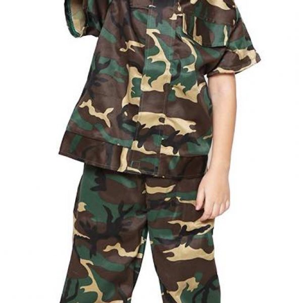 Career Day ARMY – Kids Boys Army Military Camo Soldier Costume