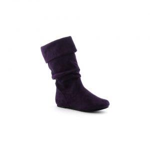 MID CALF HIGH BOOTS - PURPLE - Women's Mid-Calf Boot